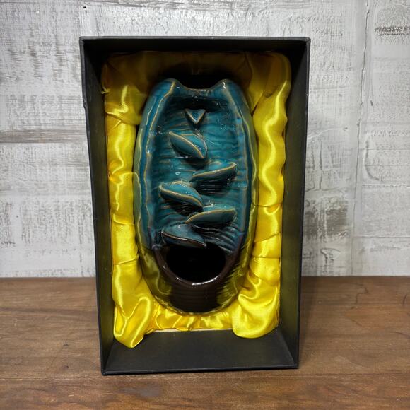 Turquoise Waterfall Incense Burner - Picture 6 of 6